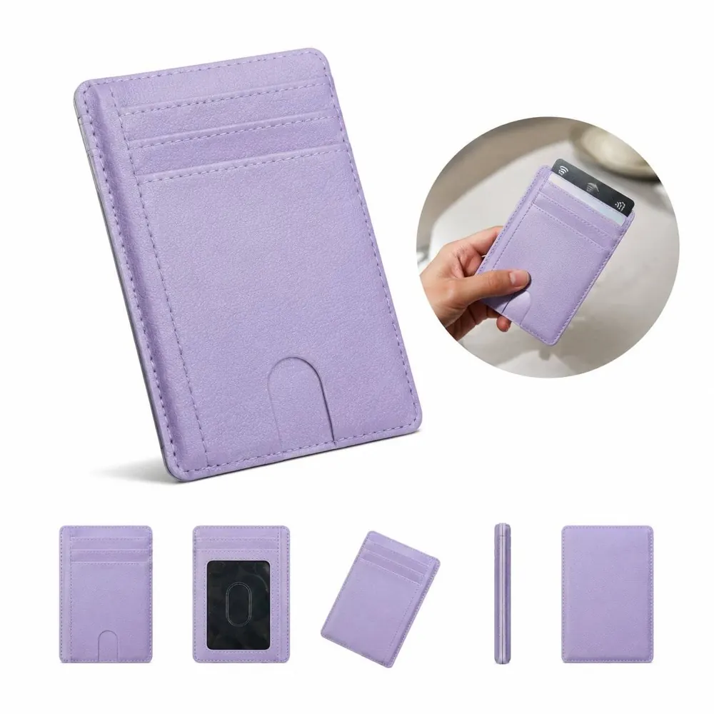 RFID-Blocking Card Holder Anti-Demagnetization Slim Wallet 2