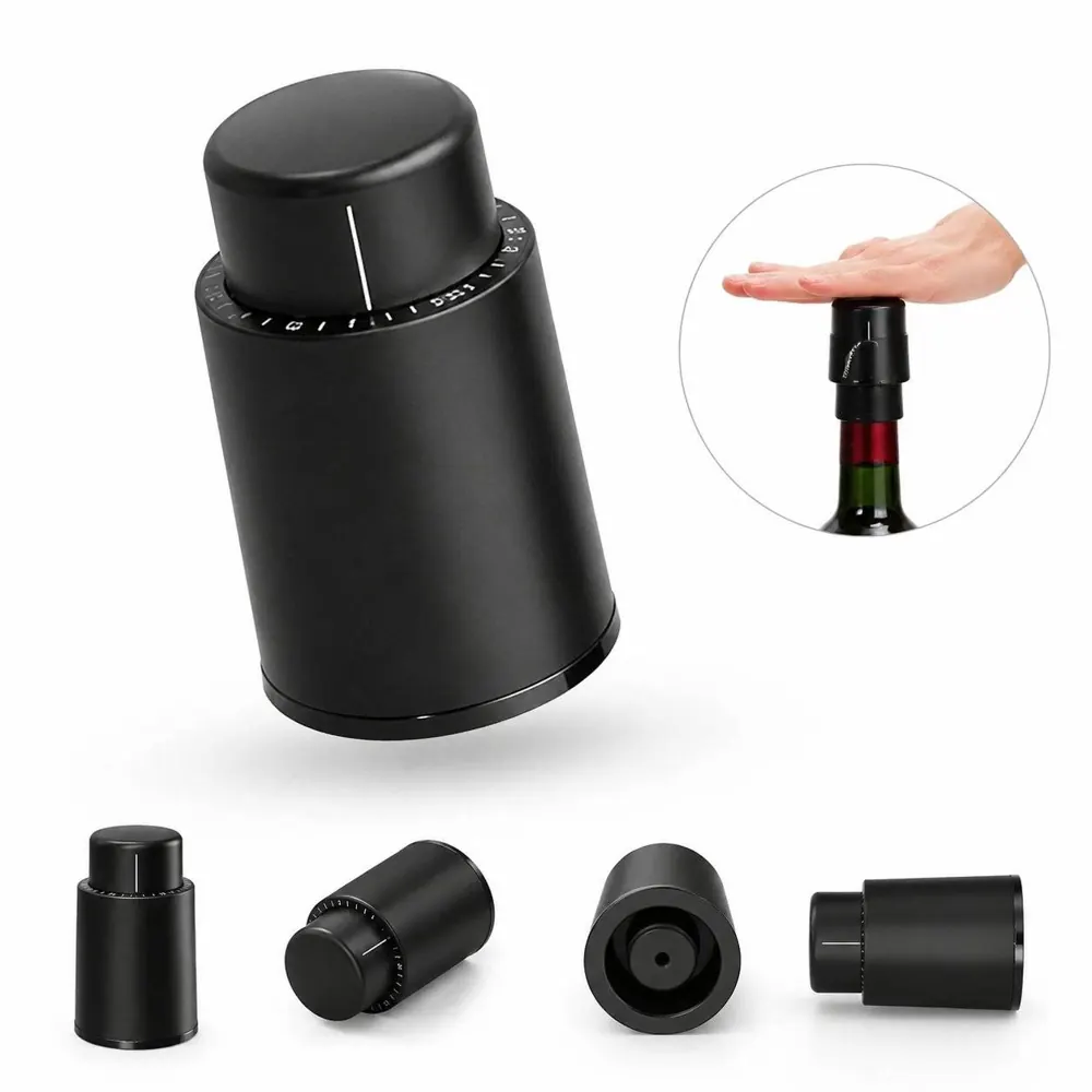 Vacuum Wine Sealer with Timer Scale for Precise Freshness 2