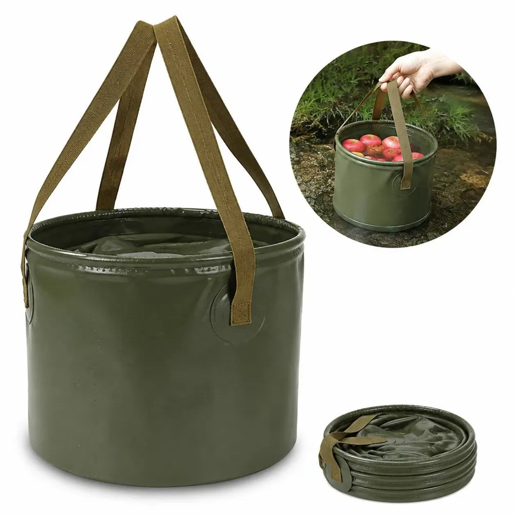 Collapsible Waterproof Bucket 20L for Camping and Outdoor 2