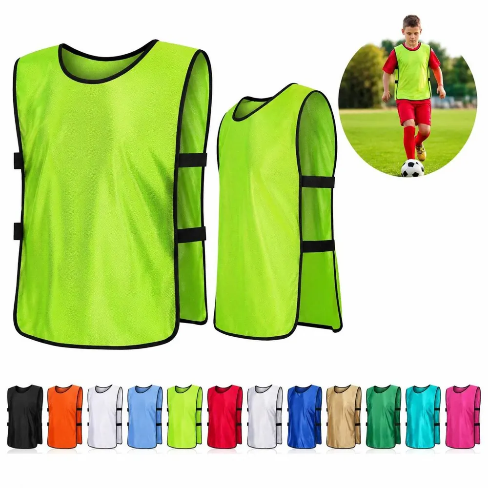 Breathable Youth Soccer Training Vest for Kids Scrimmage 2