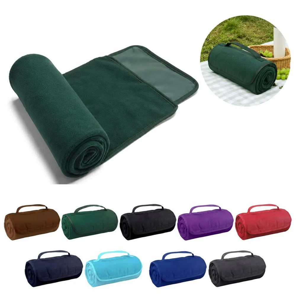 Cozy Self-Folding Fleece Throw Blanket for Travel & Home 2