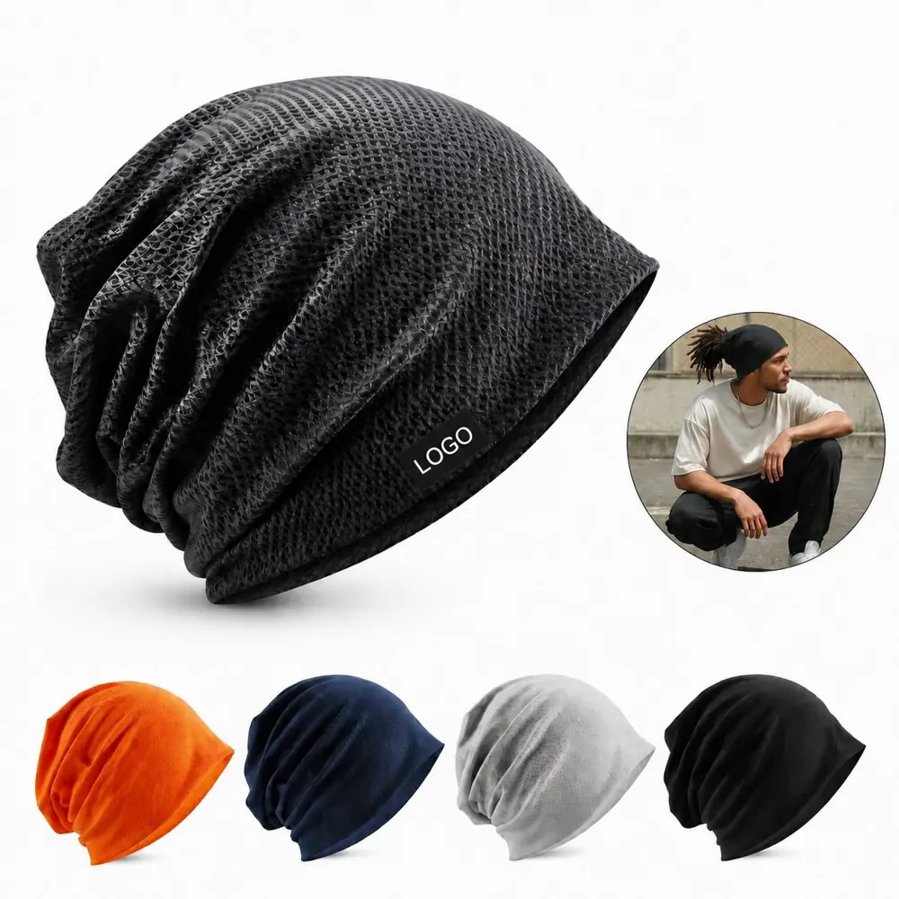 Breathable Mesh Beanie for Cycling, Hiking, Running