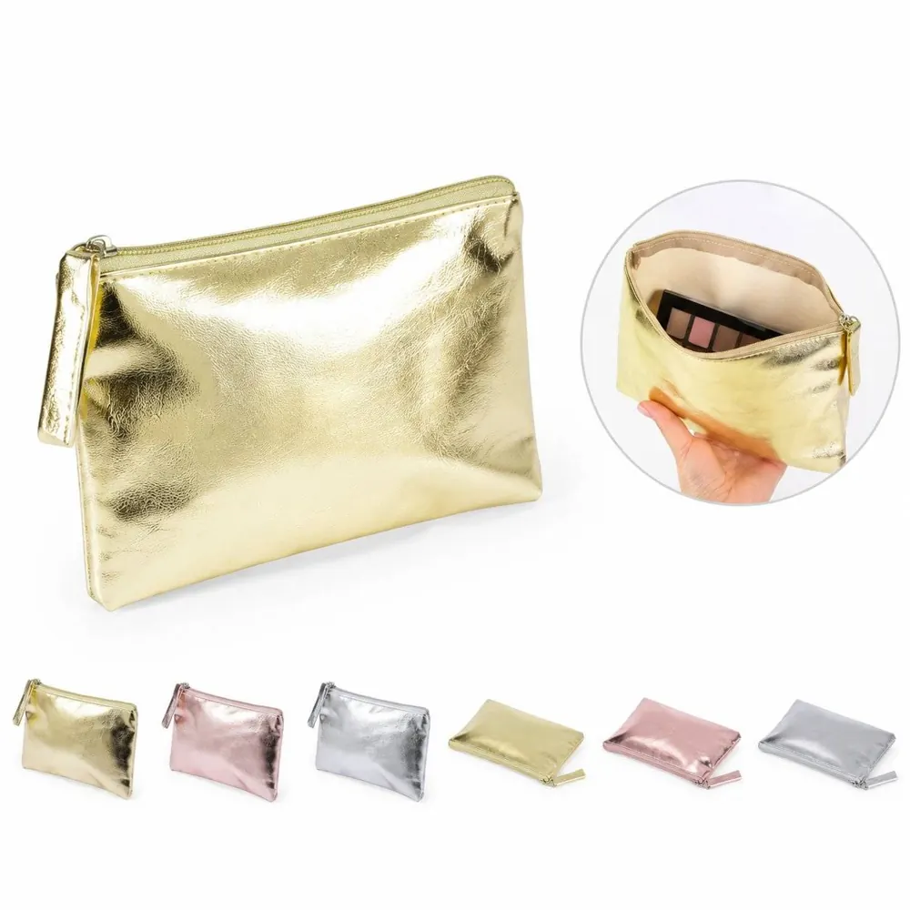 Genuine Leather Zipper Coin Pouch with Multiple Compartments 2