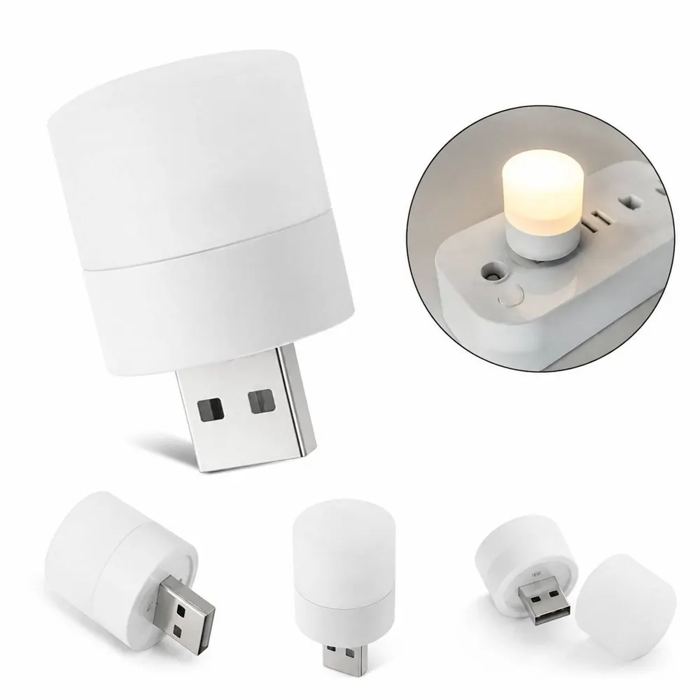 USB Warm Night Light Portable Plug-in Lamp for Bedroom 2