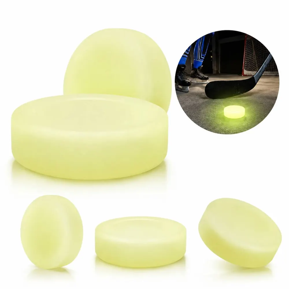 Glow Hockey Puck for Low-Light Training and Play 2