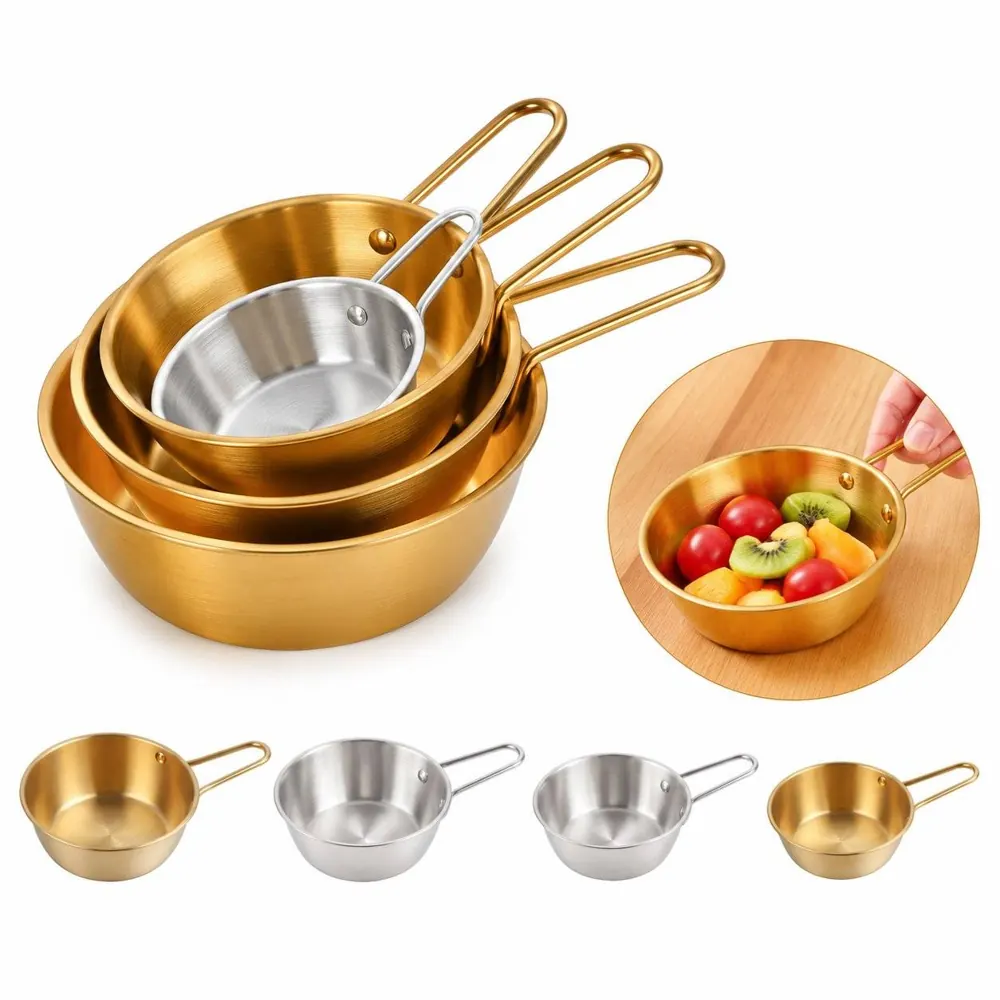 Mini Stainless Steel Sauce Pan with Handle for Sauces 2
