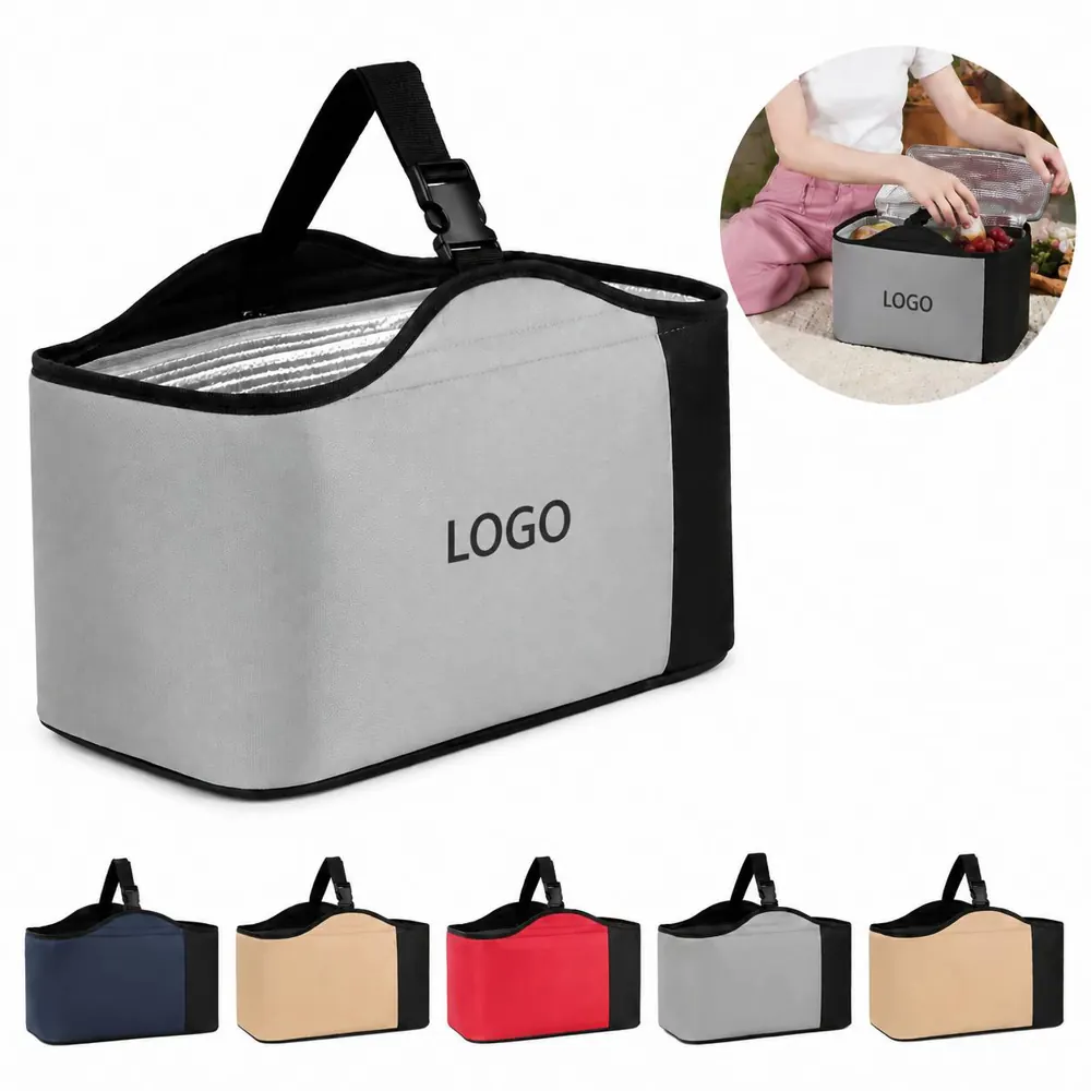 Large Capacity Insulated Cooler Picnic Basket for Car