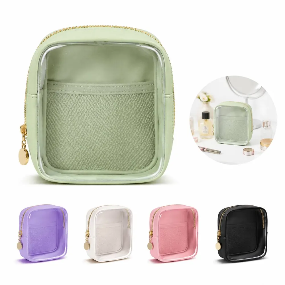 Waterproof Clear Makeup Pouch for Travel and Daily 2