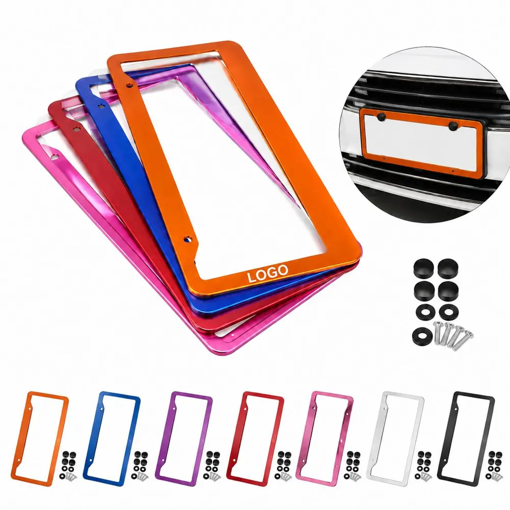 Custom Aluminum License Plate Frame with Personalized