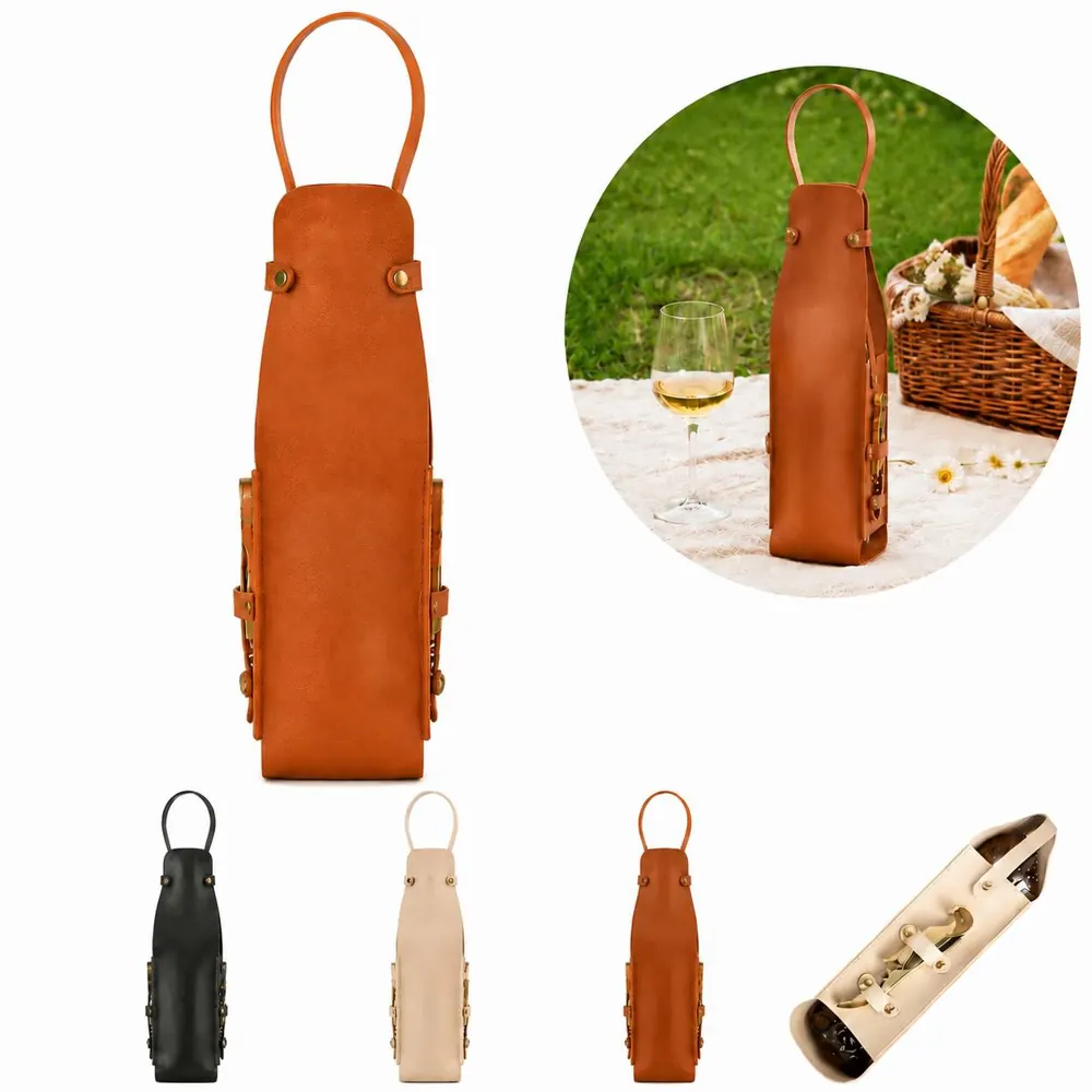 Waterproof Insulated Wine Tote Bag for Single Red Bottle 2