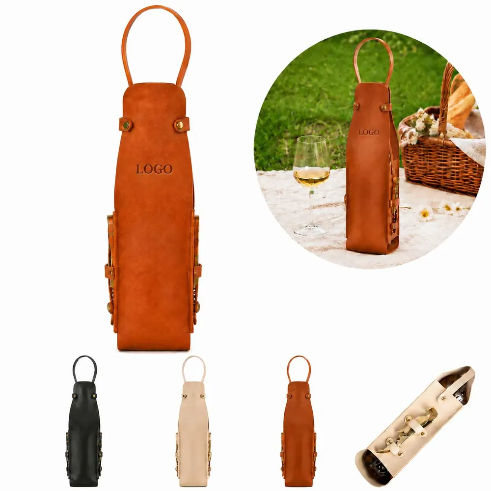 Waterproof Insulated Wine Tote Bag for Single Red Bottle