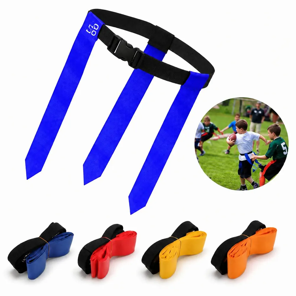 Kids Flag Football Belt with Adjustable Waist Strap