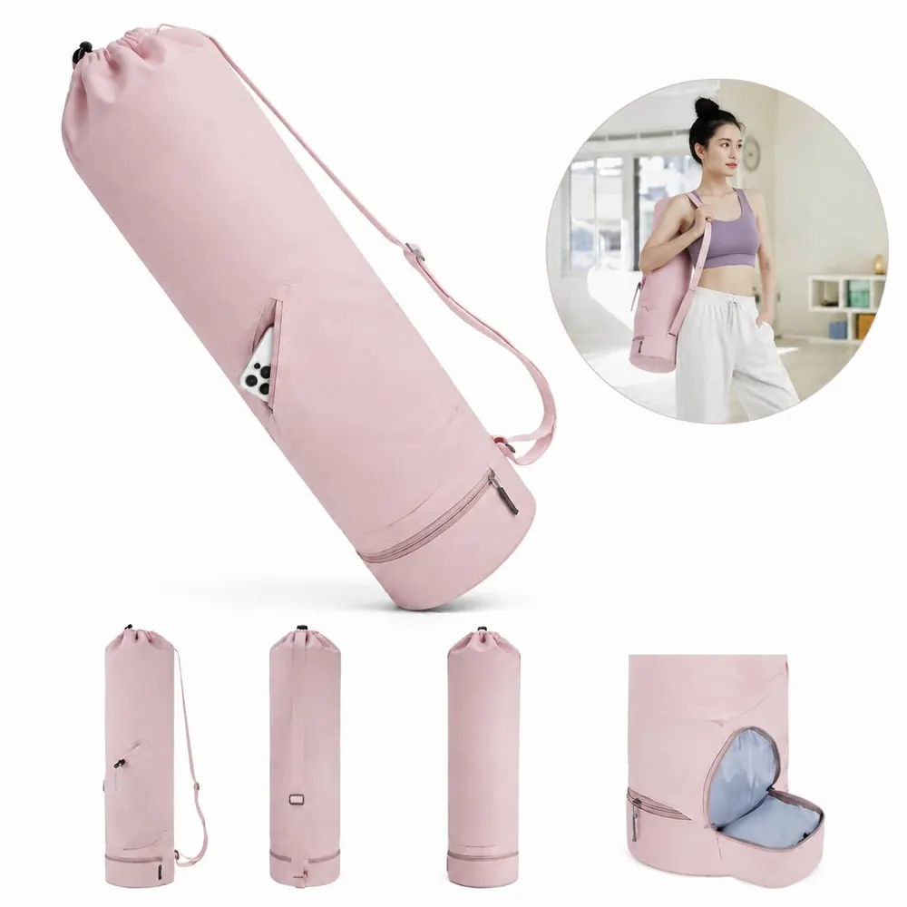 Waterproof Yoga Mat Bag with Water Bottle Pocket 2