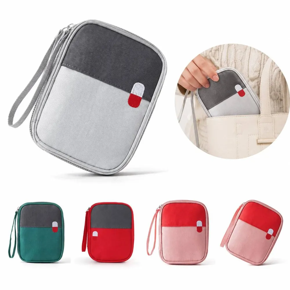 Waterproof Travel Medicine Bag with Multi-Compartment 2