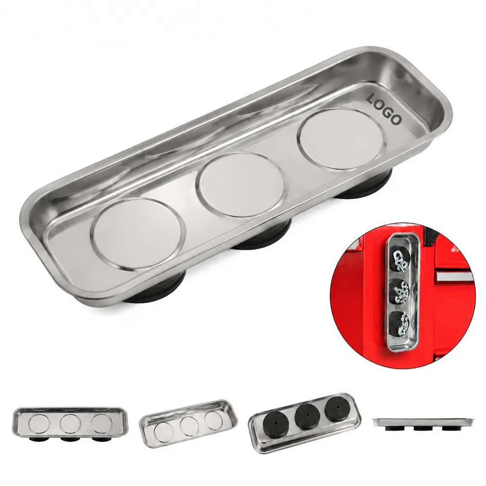 Magnetic Stainless Steel Tool Tray with Strong Magnet