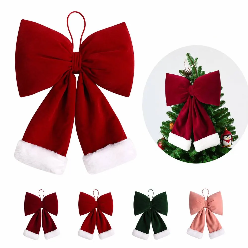 3D Velvet Bowknot with Hanging Ring for Bags, Keychains 2