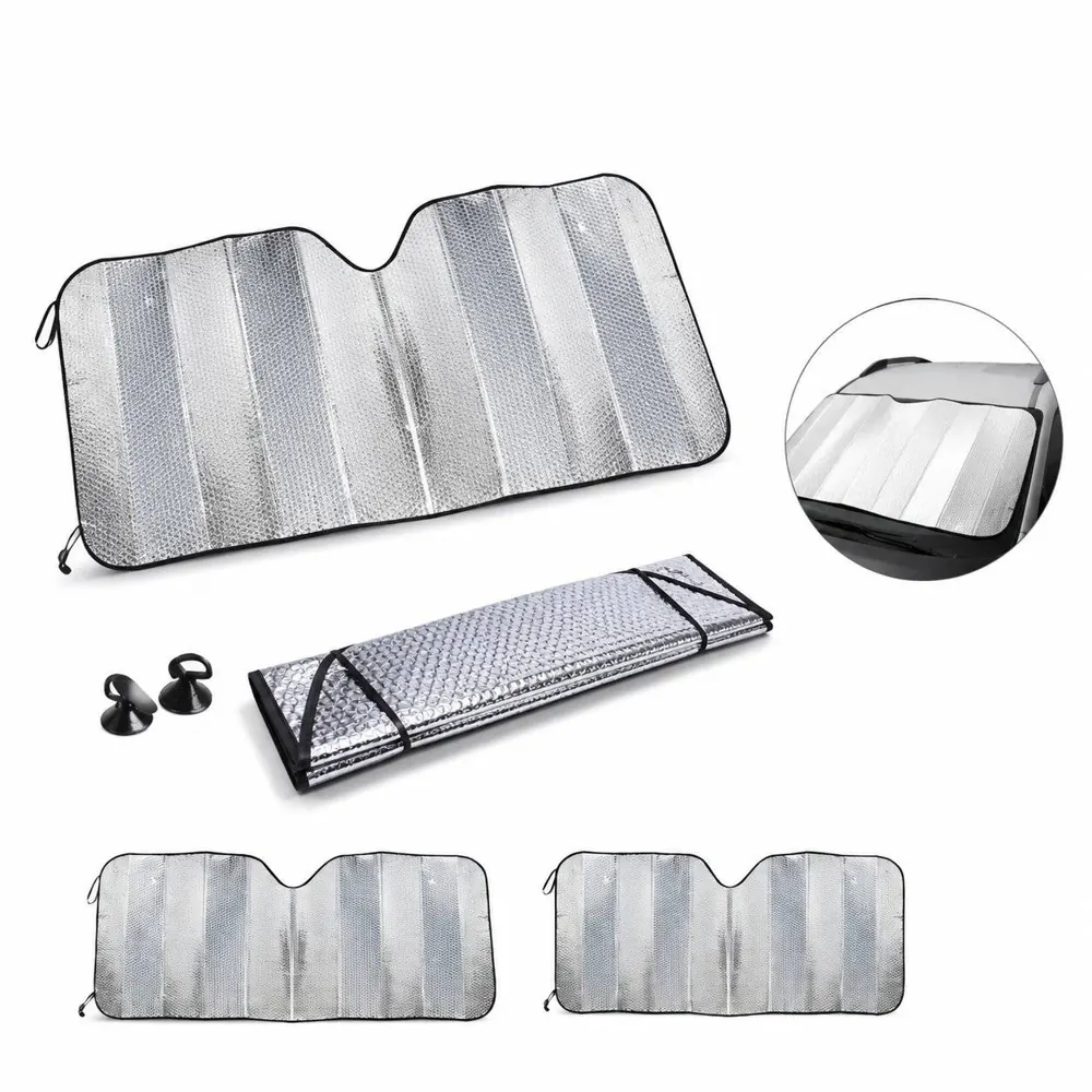 Foldable Reflective Car Sun Visor for Windshield Heat 2