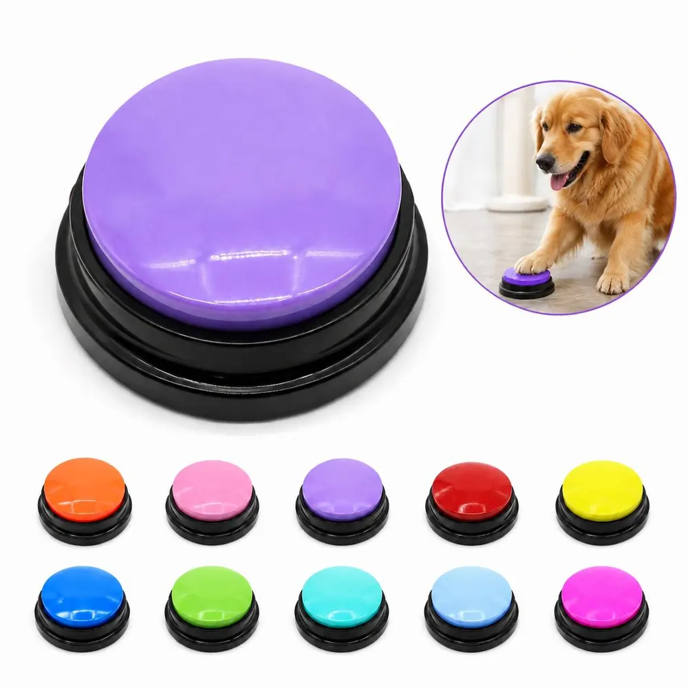Recordable Pet Buttons for Dog Cat Training, 30-Second 2