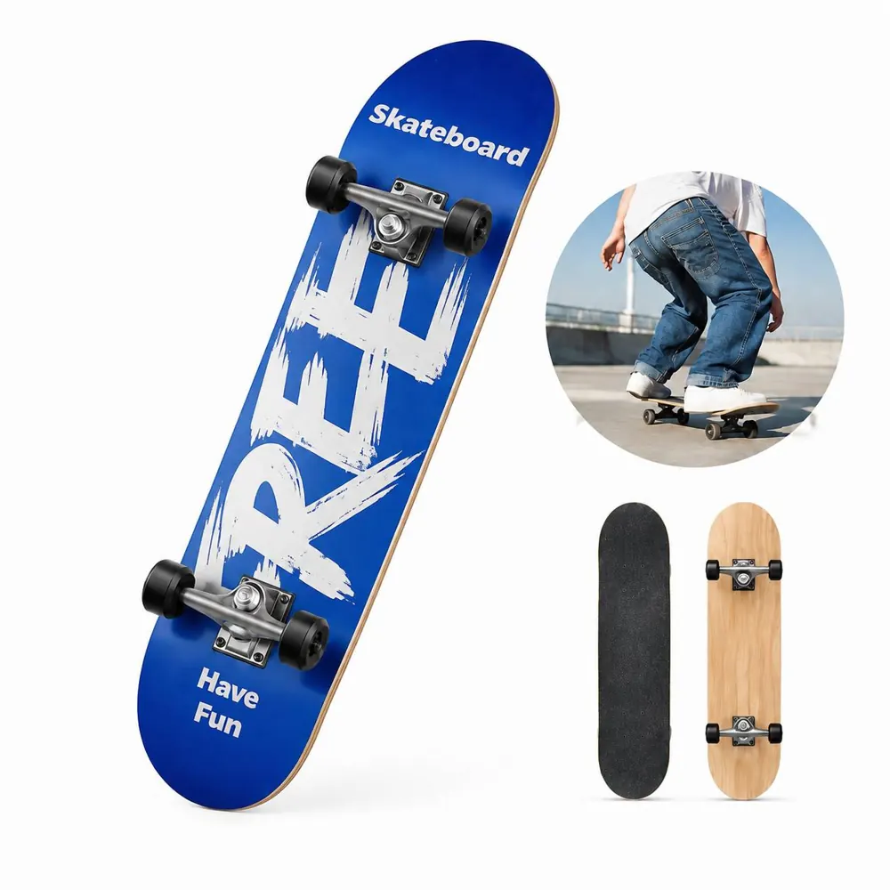 Cold Pressed Complete Skateboard for Cruising & Commuting 2