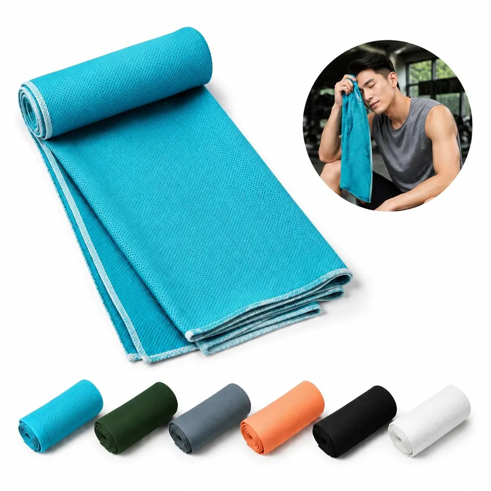 Polyester Quick-Dry Sports Towel with Breathable Mesh 2