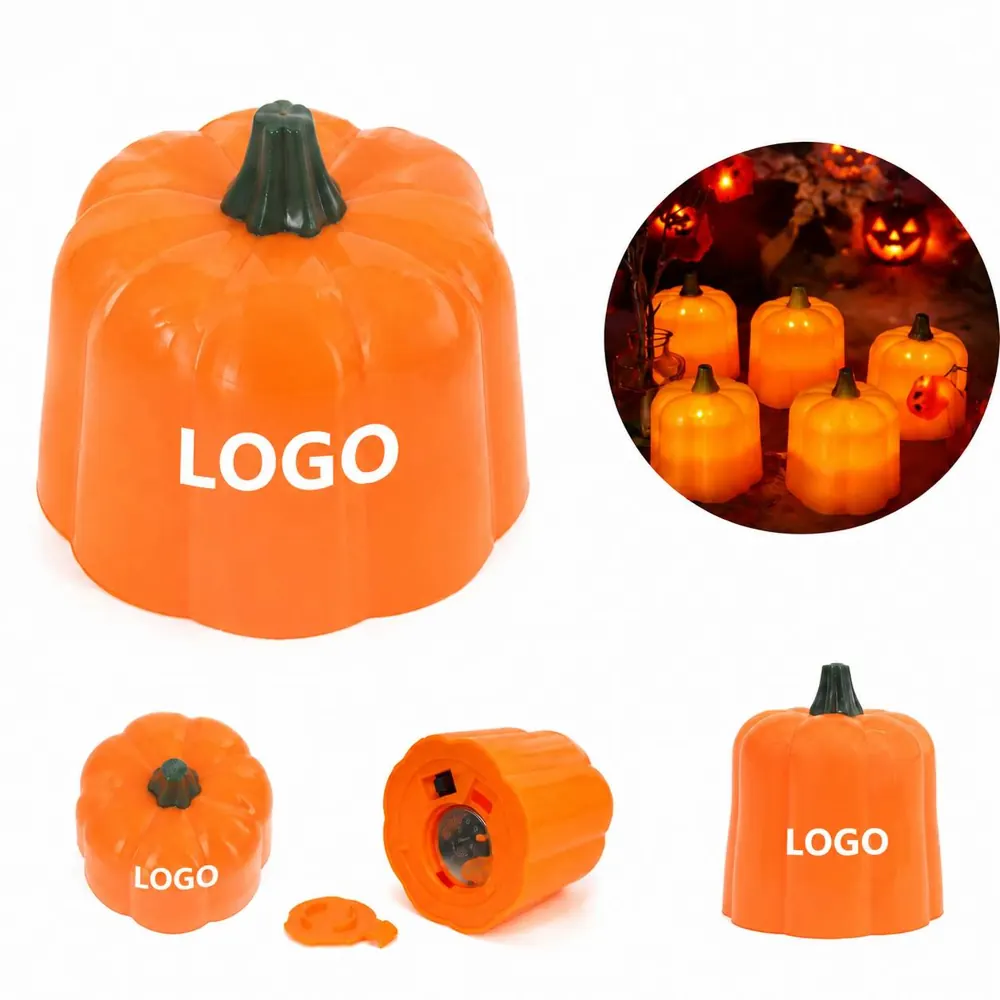 Natural Soy Wax Pumpkin Candles, Long-Lasting Autumn Scent