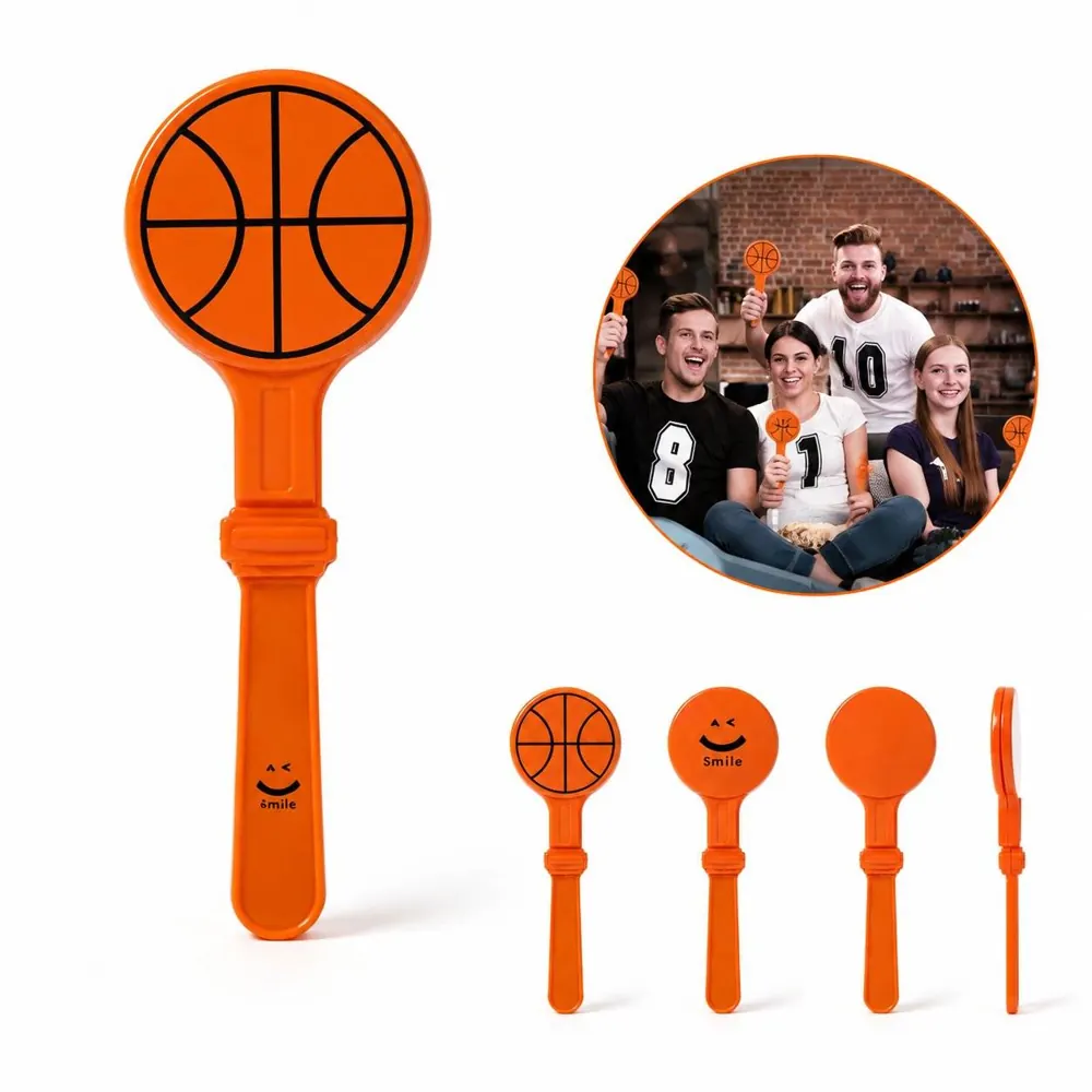 Plastic Basketball Clappers for Sports Cheering, Loud Sound 2