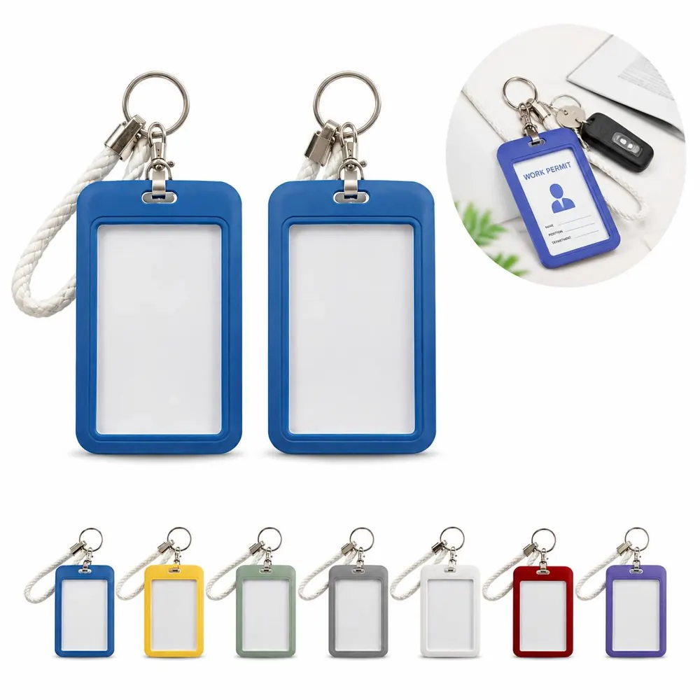 Eco Slide ID Badge Holder, ABS Durable Card Protector 2