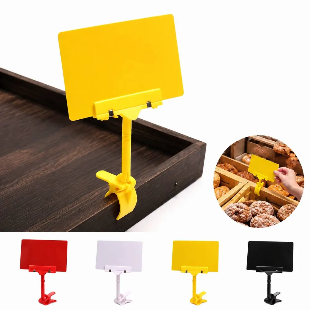 Waterproof PVC Sign Holder with Clip for Indoor Outdoor Use 2