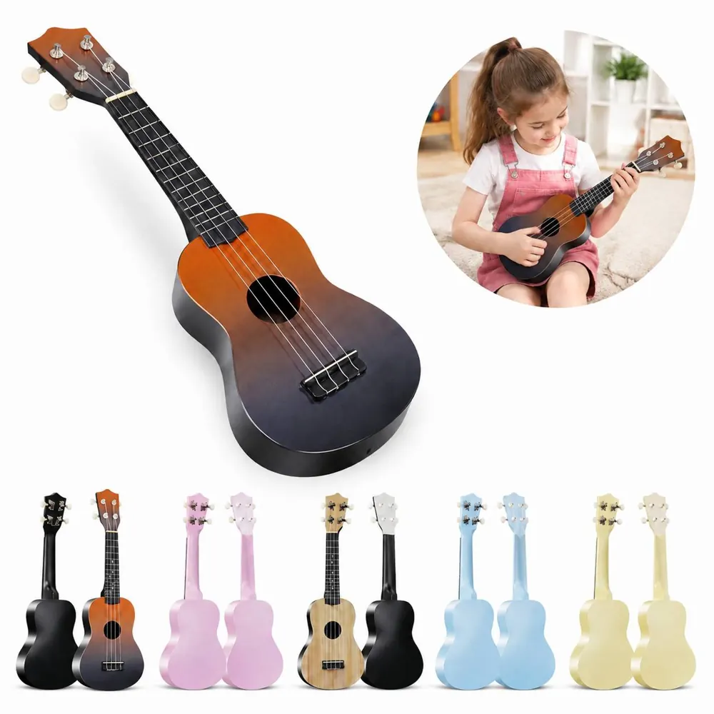 21 Inch Soprano Ukulele with Smooth Fretboard for Beginners 2