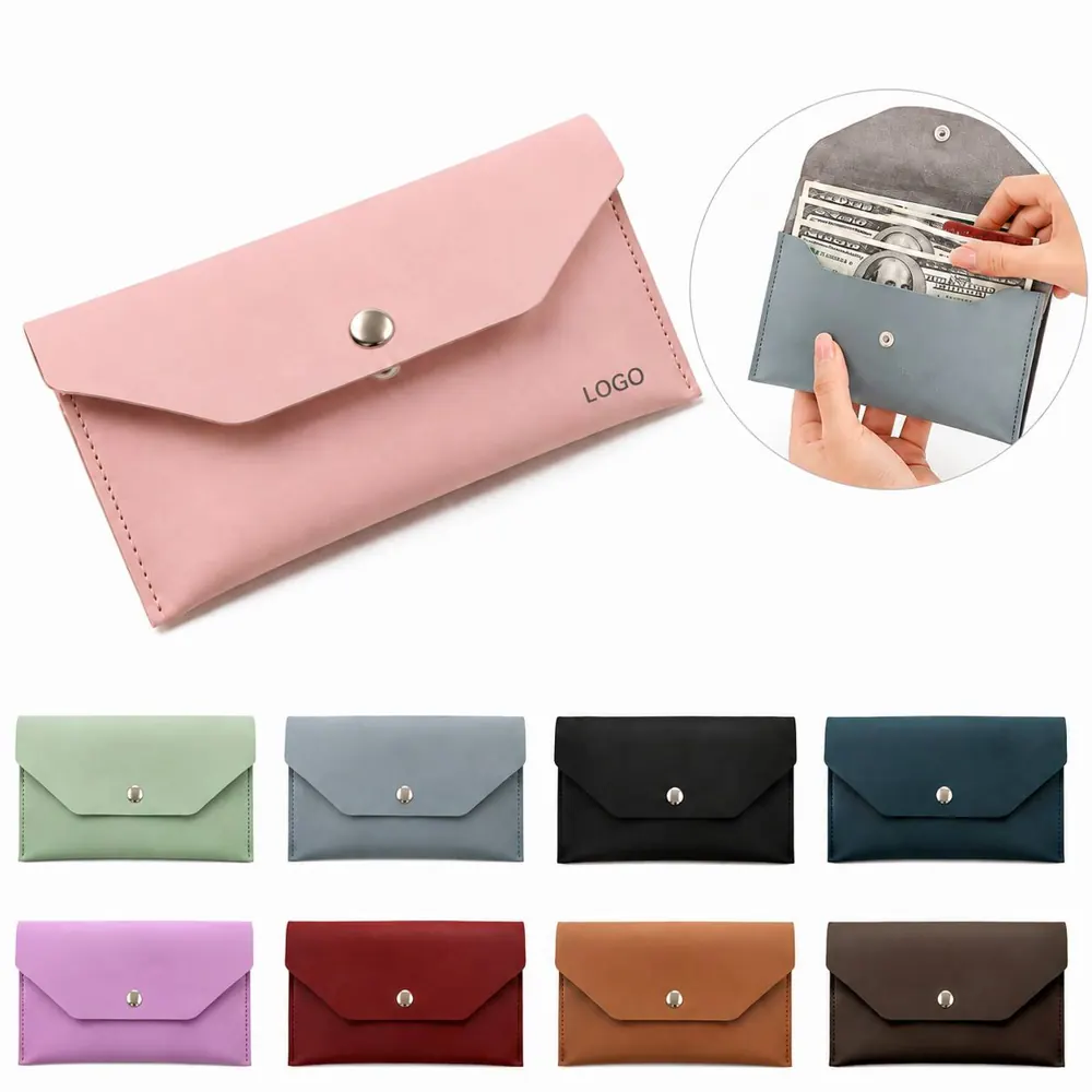 Slim PU Leather Wallet with Multiple Card Slots