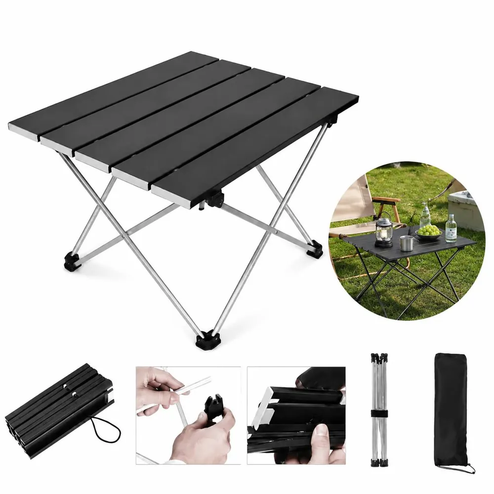 Portable Folding Camping Table with Adjustable Legs 2