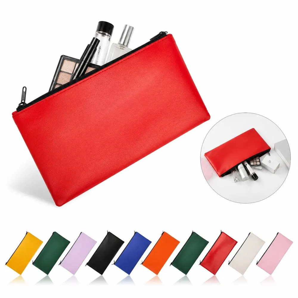 Waterproof PU Leather Money Bag with Multiple Compartments 2