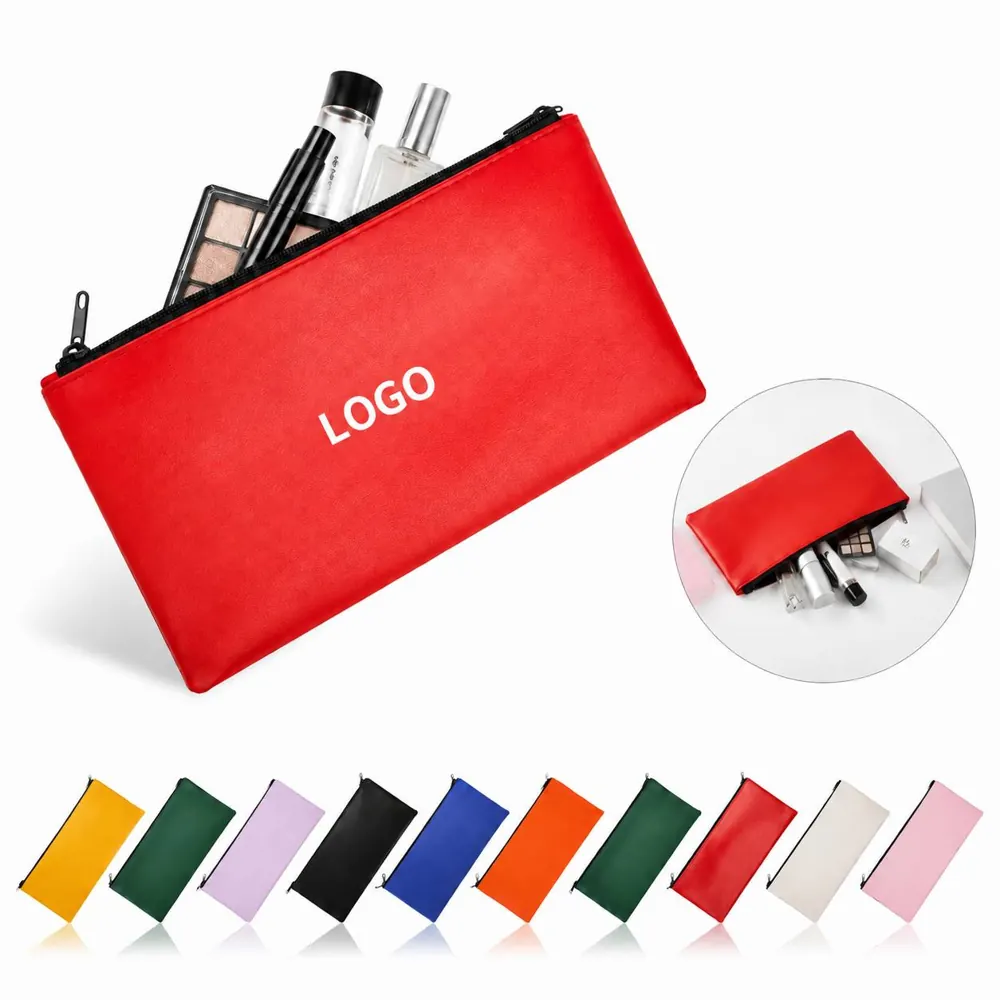 Waterproof PU Leather Money Bag with Multiple Compartments