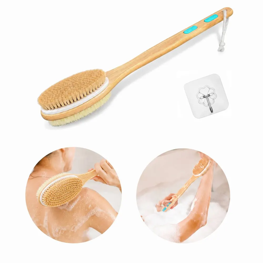 Soft Bristle Shower Body Exfoliating Brush 2