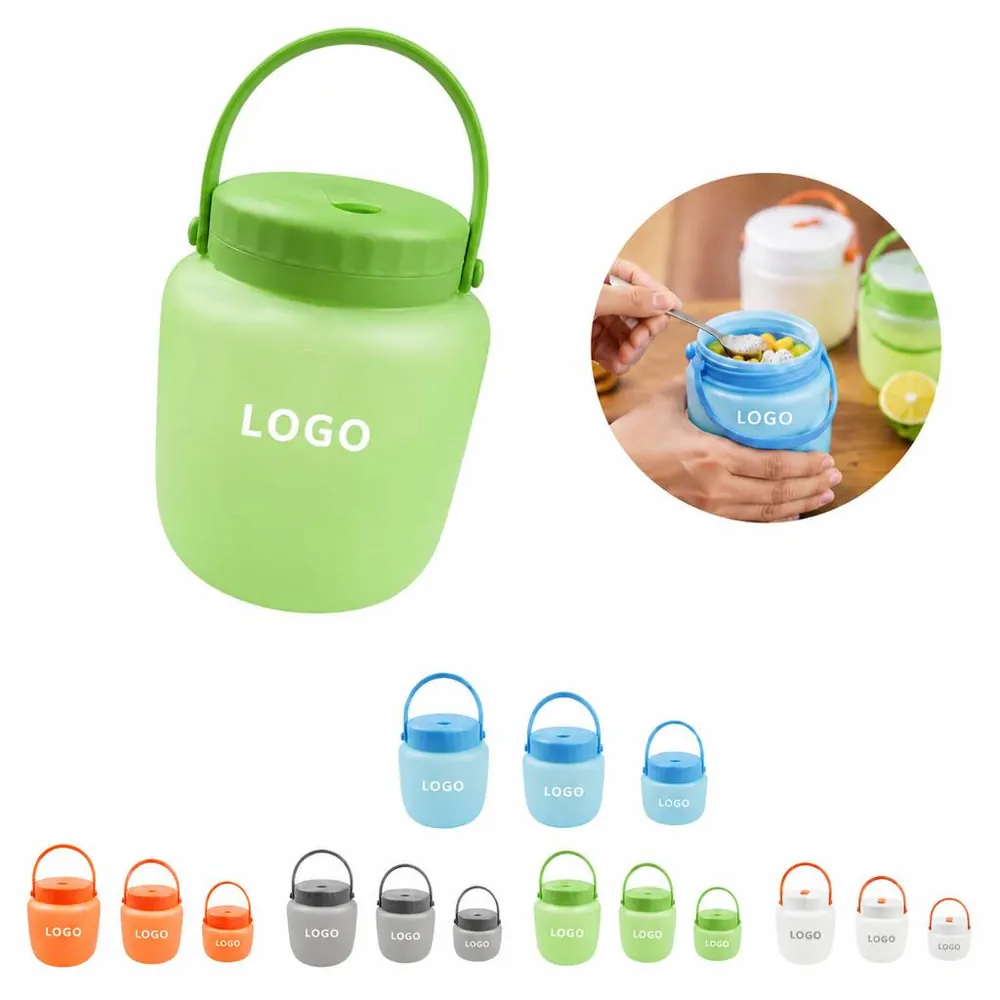 Collapsible Silicone Vacuum Food Storage Jar