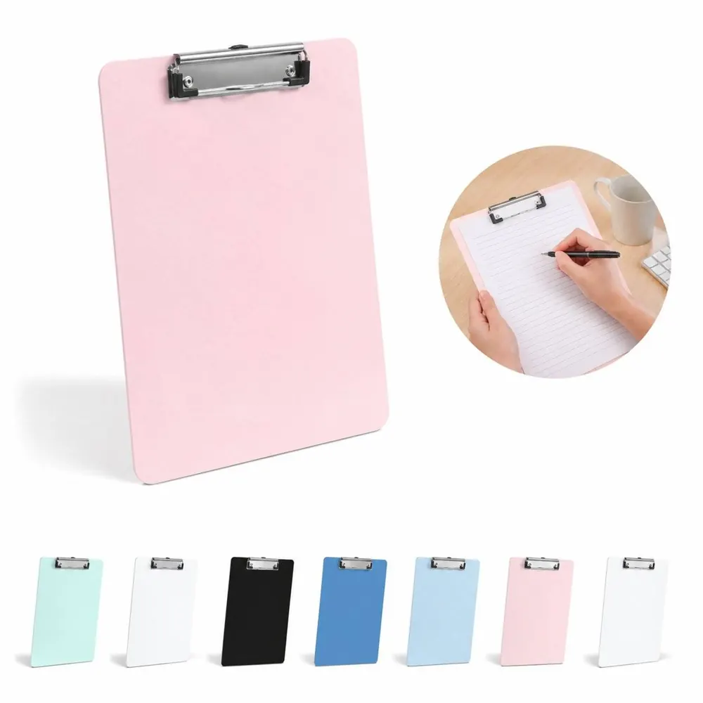 A4 Plastic Clip Board with Notepad for Writing 2