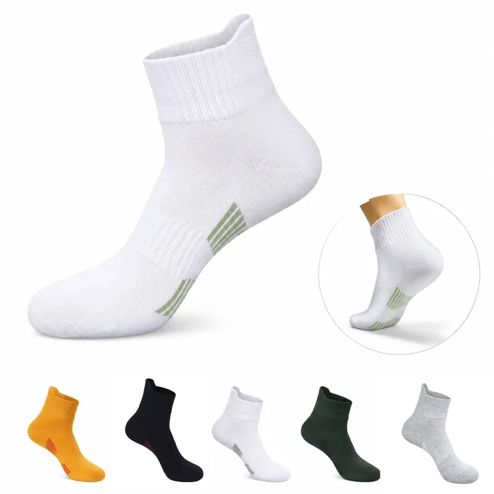Breathable Cotton Blend Unisex Socks with Reinforced Heel 2