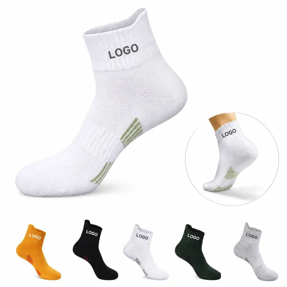Breathable Cotton Blend Unisex Socks with Reinforced Heel