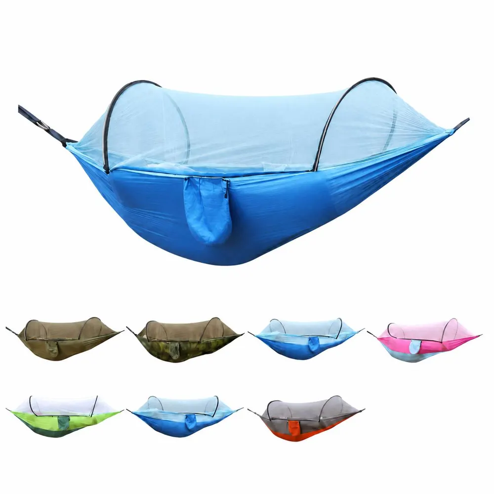 Portable Camping Hammock with Mosquito Net for Outdoor 2
