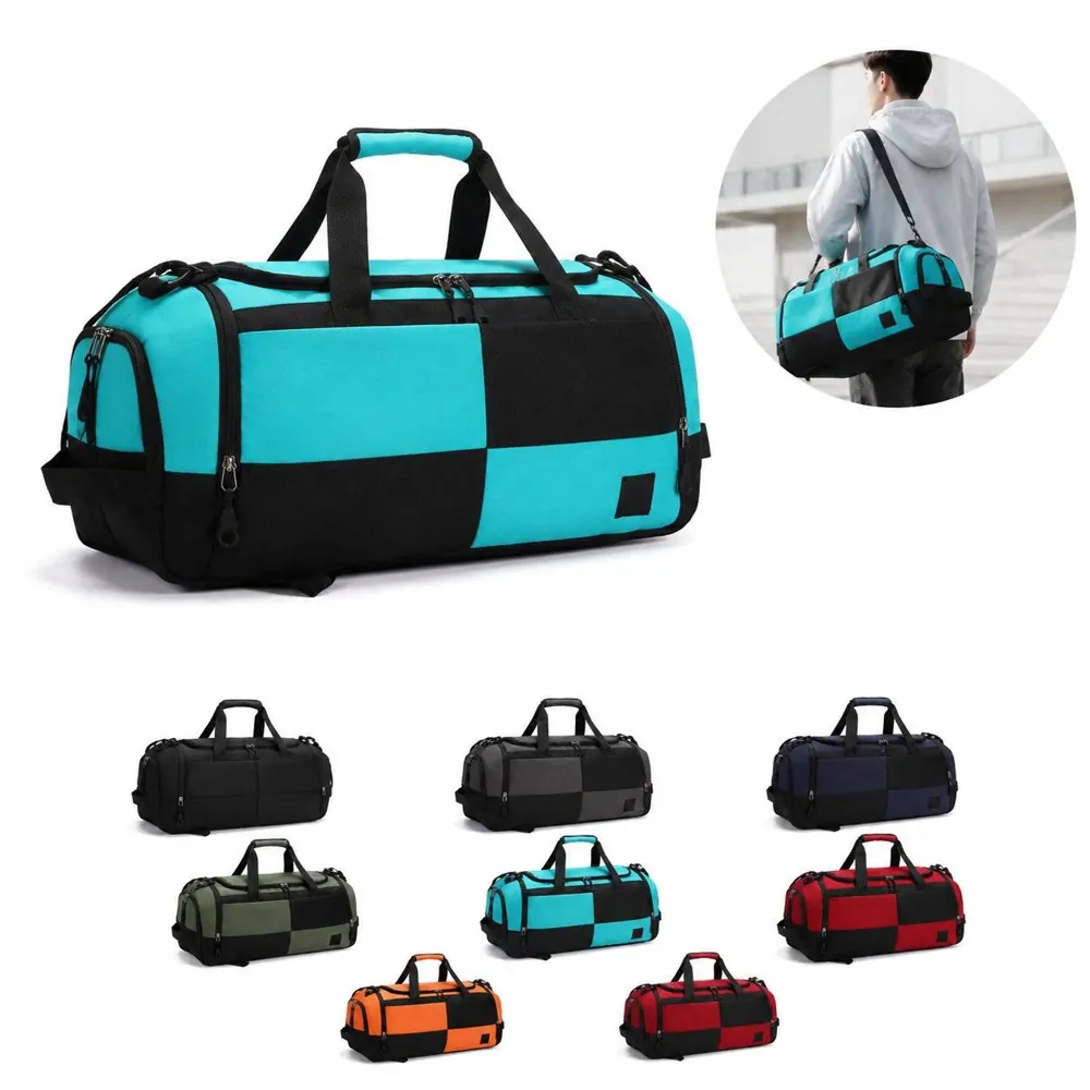 Water-Resistant Travel Backpack with Detachable Handbag 2
