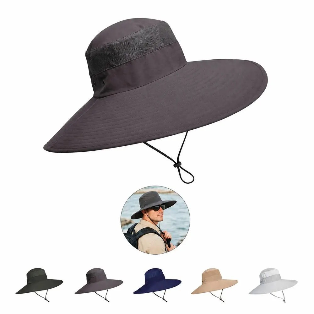 Wide Brim UPF 50+ Sun Hat for Fishing and Hiking 2