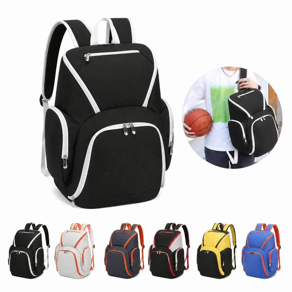 Oxford Soccer Backpack with Ball Compartment 2