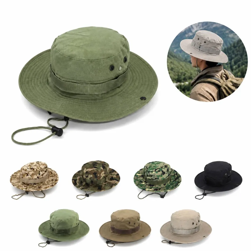 Reversible Wide Brim Sun Bucket Hat UPF 50 2