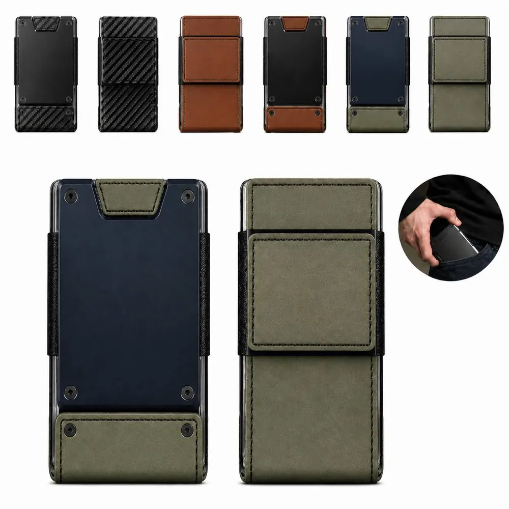 Slim Slide-Out Leather Card Wallet for Everyday Carry 2