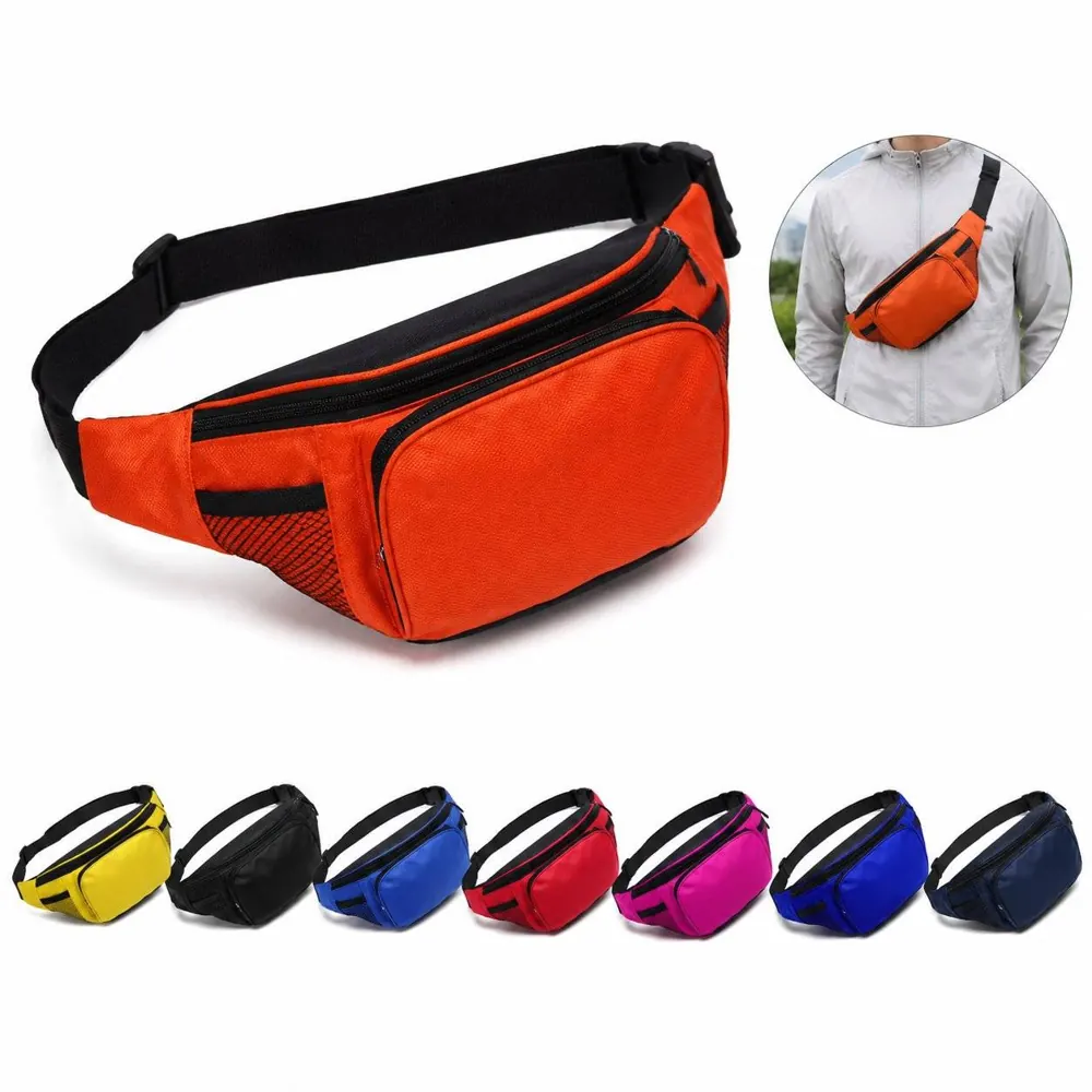 Water-Resistant Nylon Waist Bag with Adjustable Strap 2