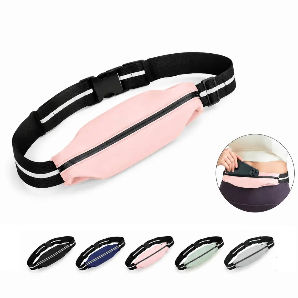 Lightweight Adjustable Sports Belt with Multiple Pockets 2