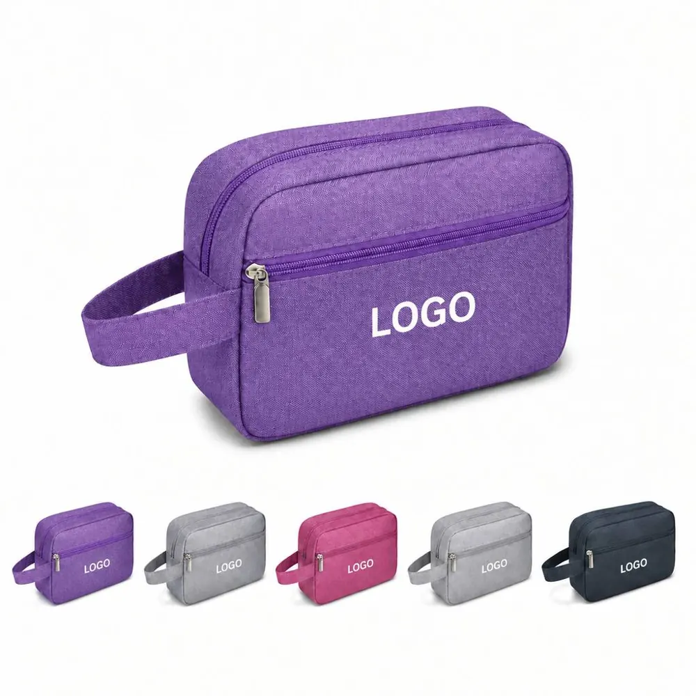 Compact Travel Toiletry Organizer with Leak-Proof