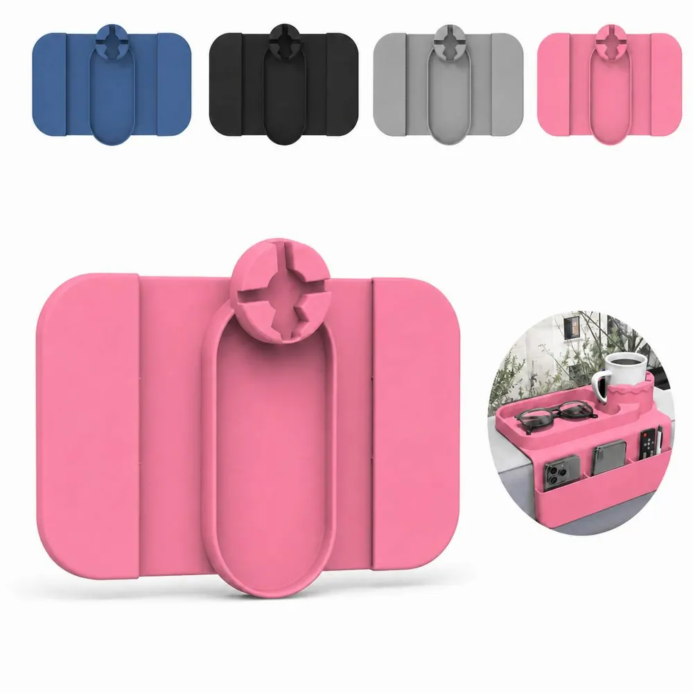 Silicone Sofa Armrest Tray with Non-Slip Surface 2