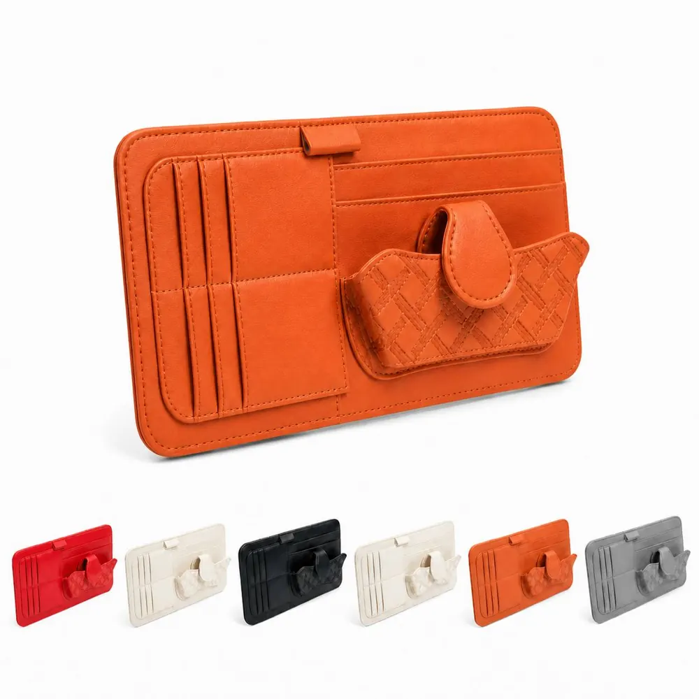 Car Sun Visor Storage Organizer with Multi Compartments 2