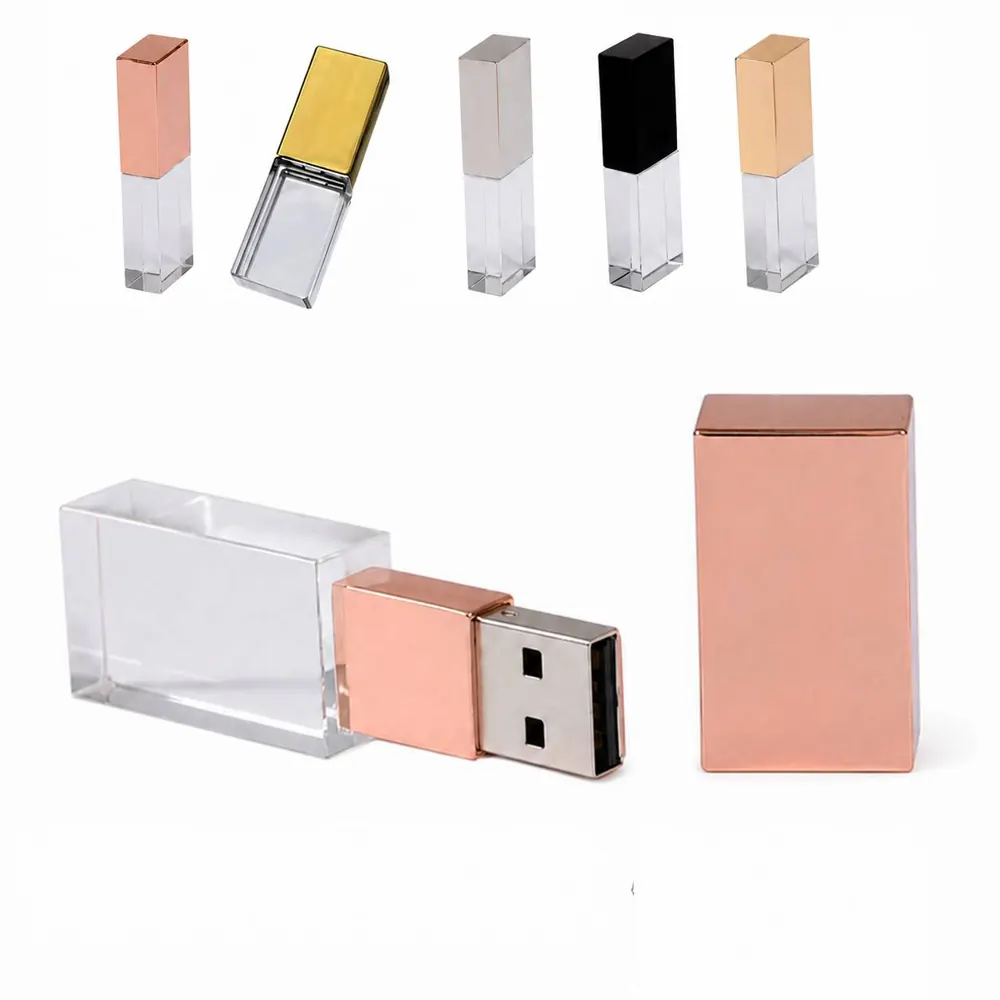 Portable USB Flash Drive with Built-in LED Light for Data 2